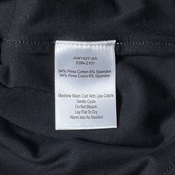 ATM Anthony Thomas Melillo Pima Cotton Deep V Neck T-Shirt Style Bodysuit Size M - Picture 5 of 6